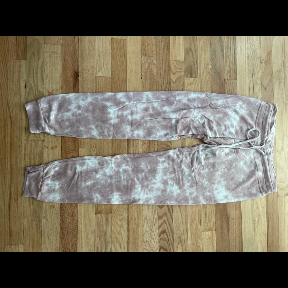 Beyond Yoga Tie Dye Sweatpants Pink Rose Small Jogger